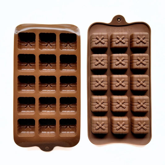 15 Cavity Gift Box Chocolate Silicone Mould