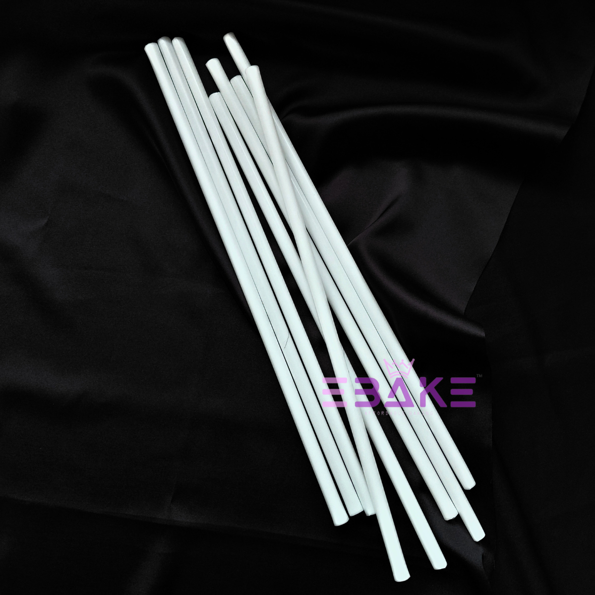 Cake Dowels (8 Pieces) Plastic Cake Support Rod 0.25"