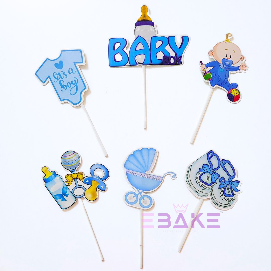 It's a boy Cartoon Theme Paper Topper Set