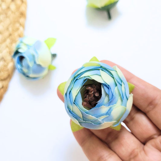 Small Peony - A2234 Blue Mix