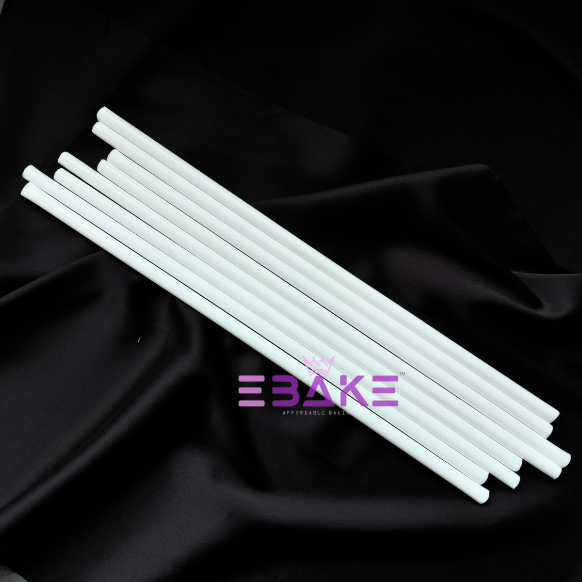 Cake Dowels (8 Pieces) Plastic Cake Support Rod 0.25"