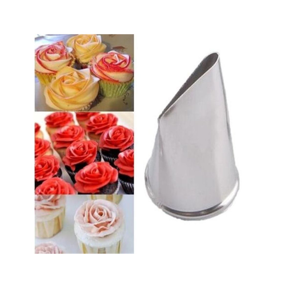 Stainless Steel Cake Decorating Nozzle / Pastry Icing Tip (124 Nozzle)