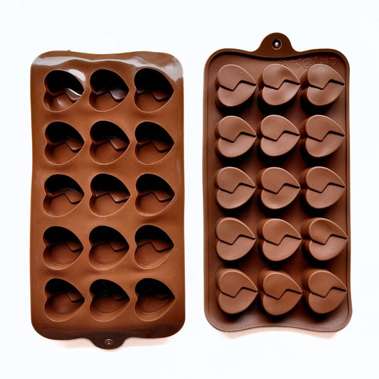 15 Cavity Heart Chocolate Silicone Mould