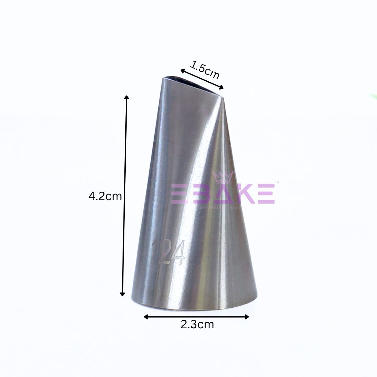 Stainless Steel Cake Decorating Nozzle / Pastry Icing Tip (124 Nozzle)