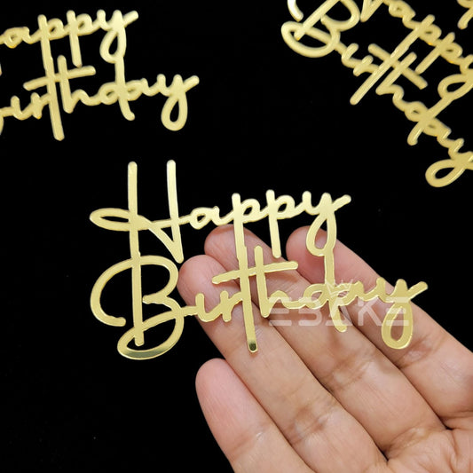 Mini Happy Birthday Cutout (Set Of 6)