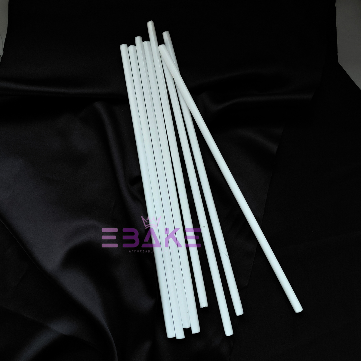 Cake Dowels (8 Pieces) Plastic Cake Support Rod 0.25"