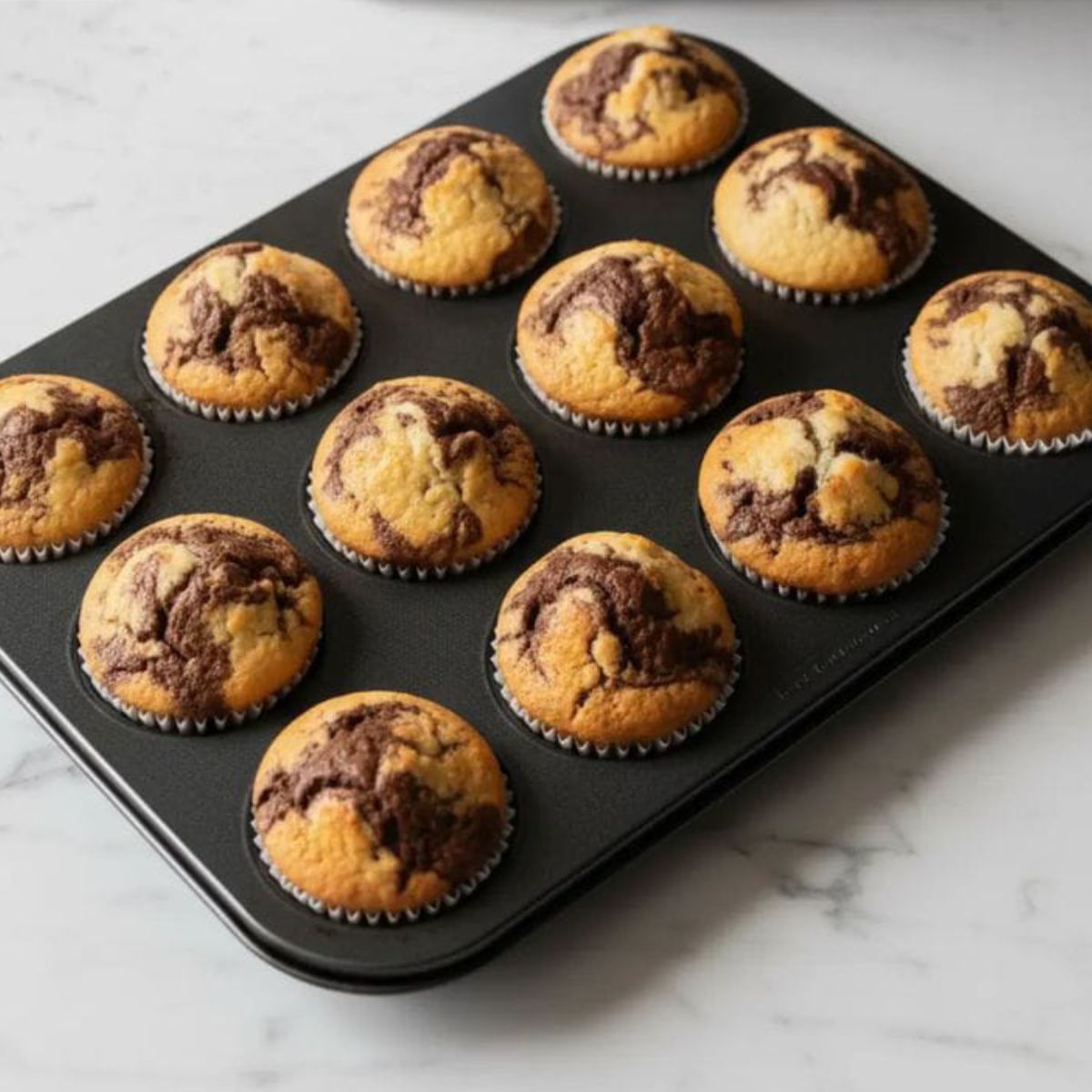 12 Cavity Non Stick Cupcake Mould / Muffin Tray