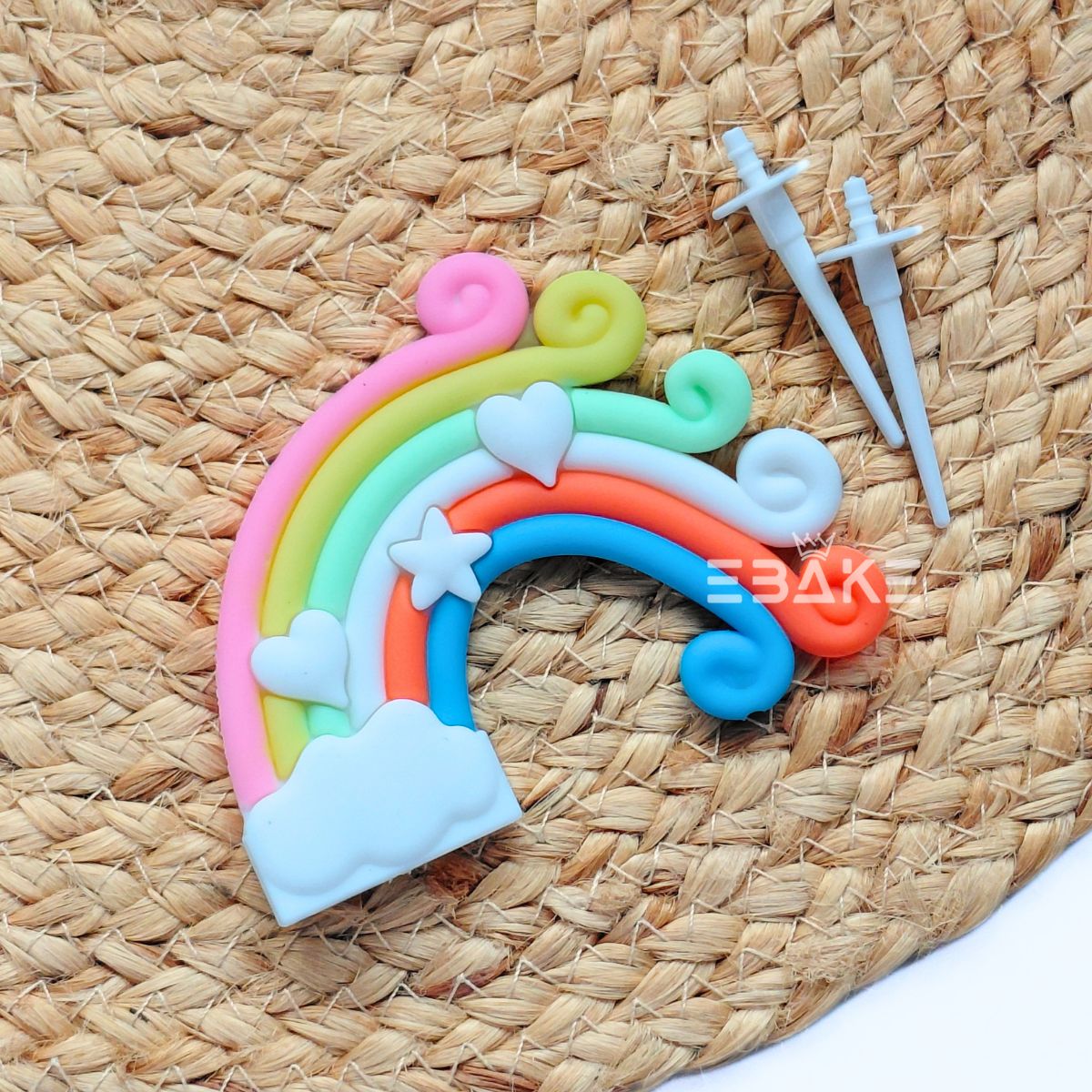 Rainbow Cake Topper