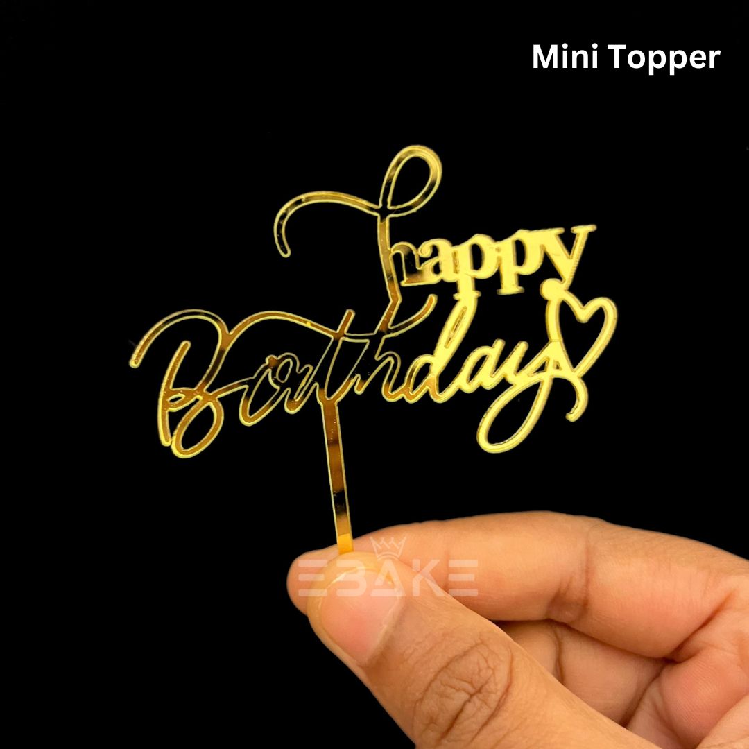 Happy Birthday Mini Topper