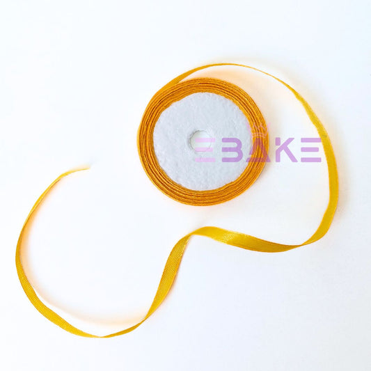 Orange Satin Ribbon 0.25 Inch