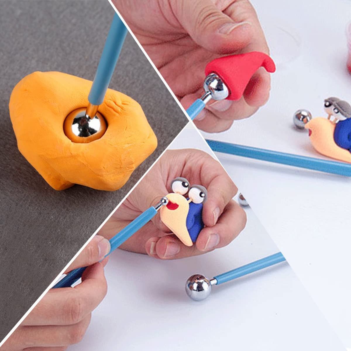 Fondant Modelling Ball Tools- Set of 4 (Assorted)