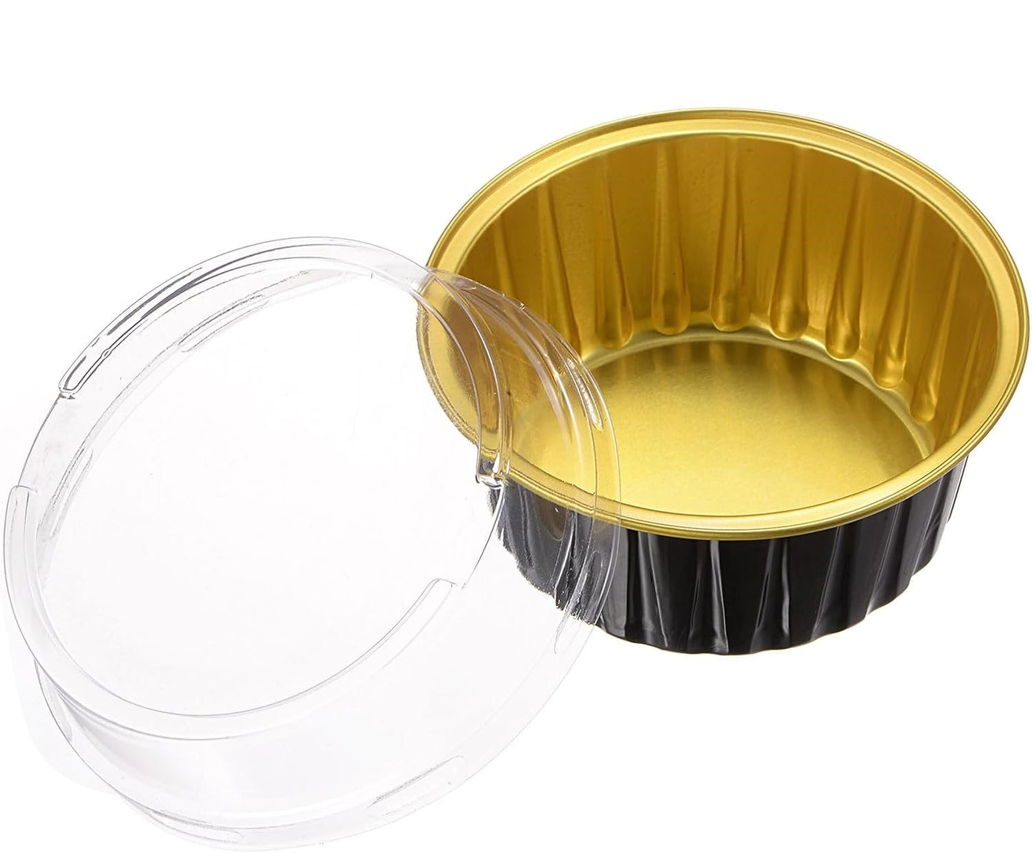 Aluminium Foil Baking Cups With Lids