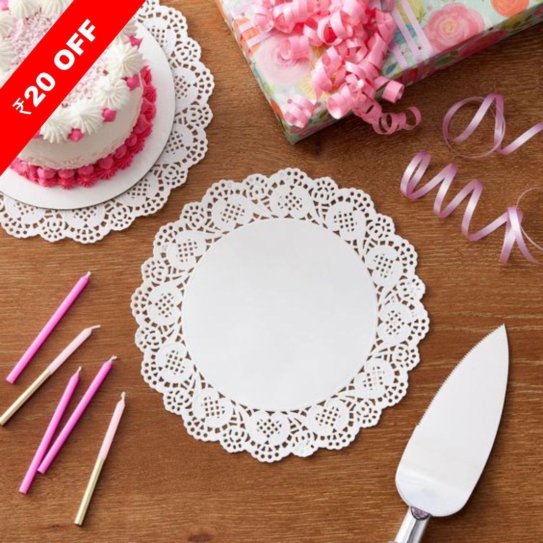 6.5" Paper Doilies - 100 pcs Pack