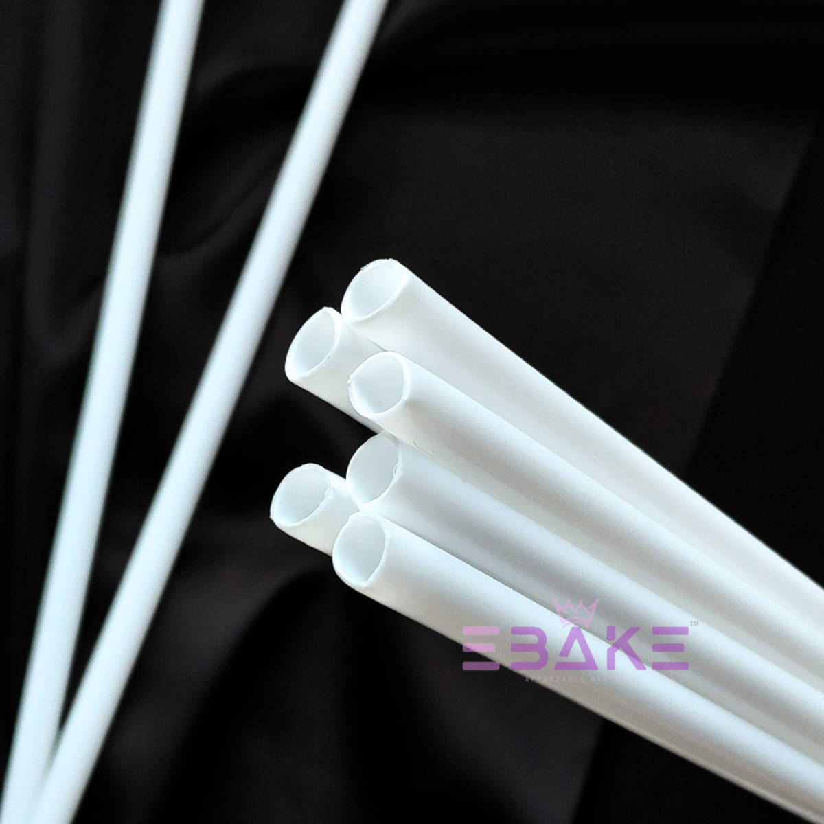 Cake Dowels (8 Pieces) Plastic Cake Support Rod 0.25"