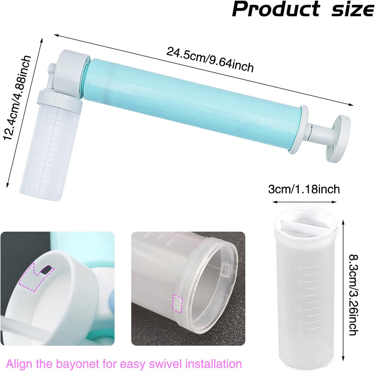 BLUE Shimmer Pump or Manual Airbrush