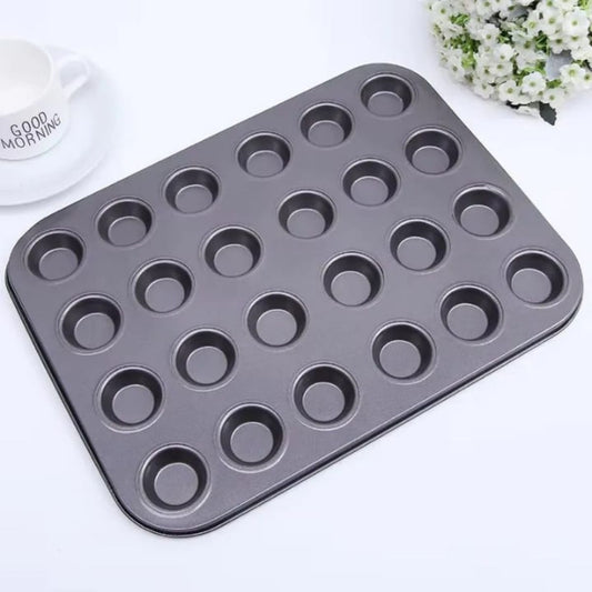 24 Cavity Non Stick Mini Cupcake Mould / Muffin Tray (Mini Cupcake)