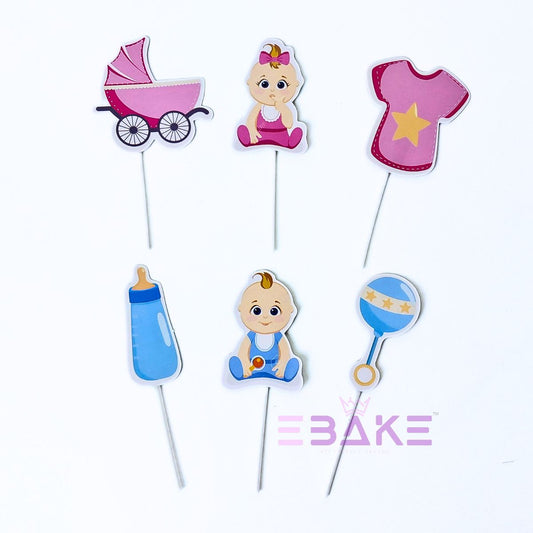 Baby Shower Paper Theme Topper