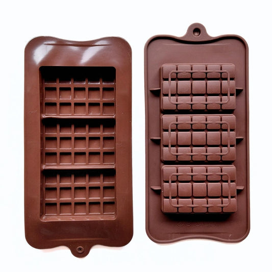 3 Bar Mini Chocolate Silicone Mould