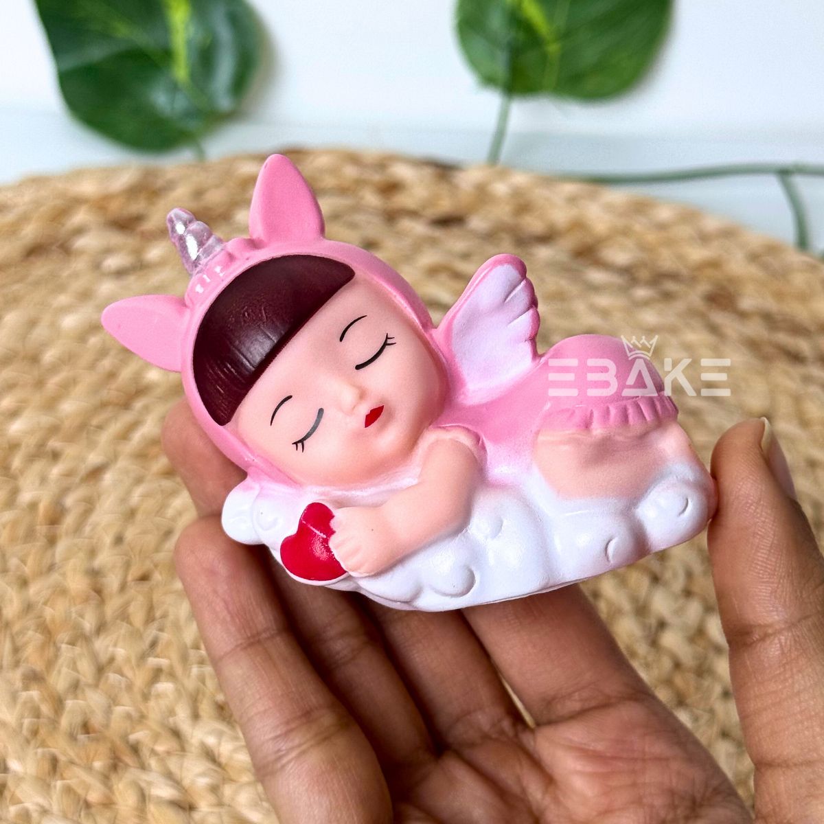 Sleeping Angel Baby Figurine - 2 Pieces Set