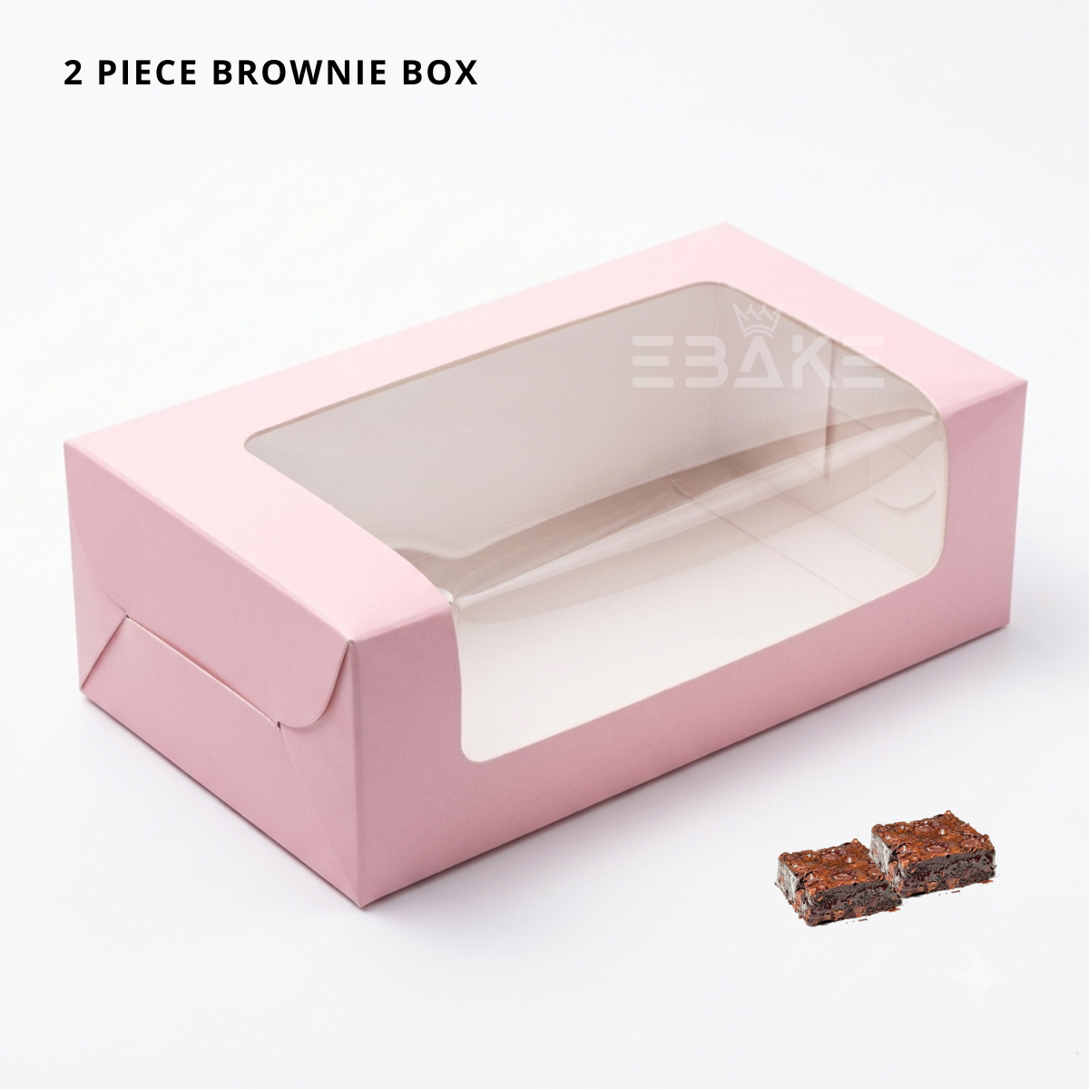 2 Piece Brownie Box Pink