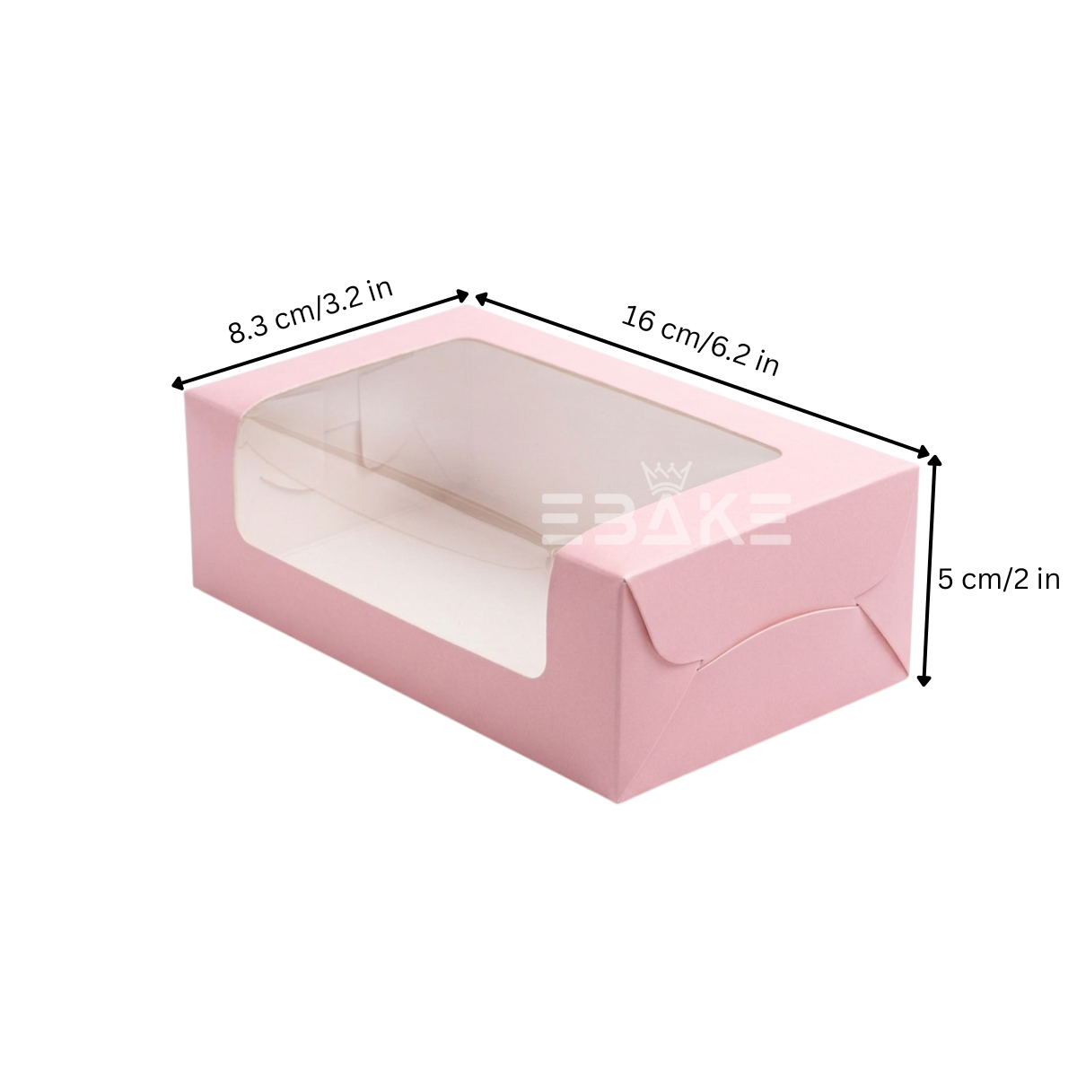 2 Piece Brownie Box Pink