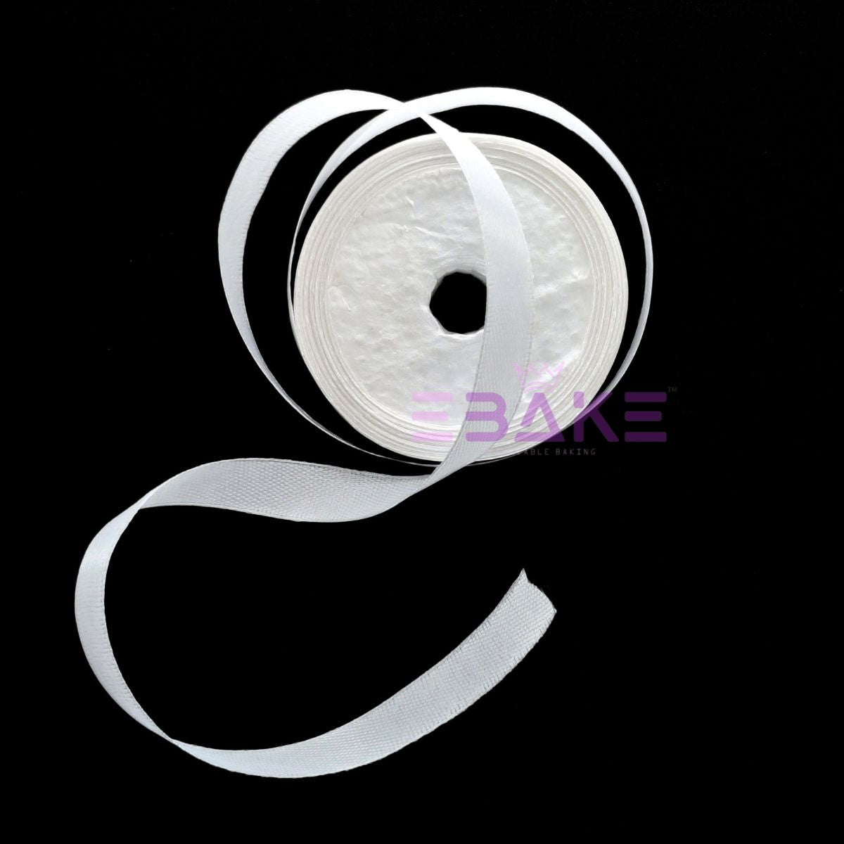 White Satin Ribbon 0.5 Inch (Single Piece)