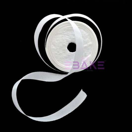 White Satin Ribbon 0.5 Inch (Single Piece)