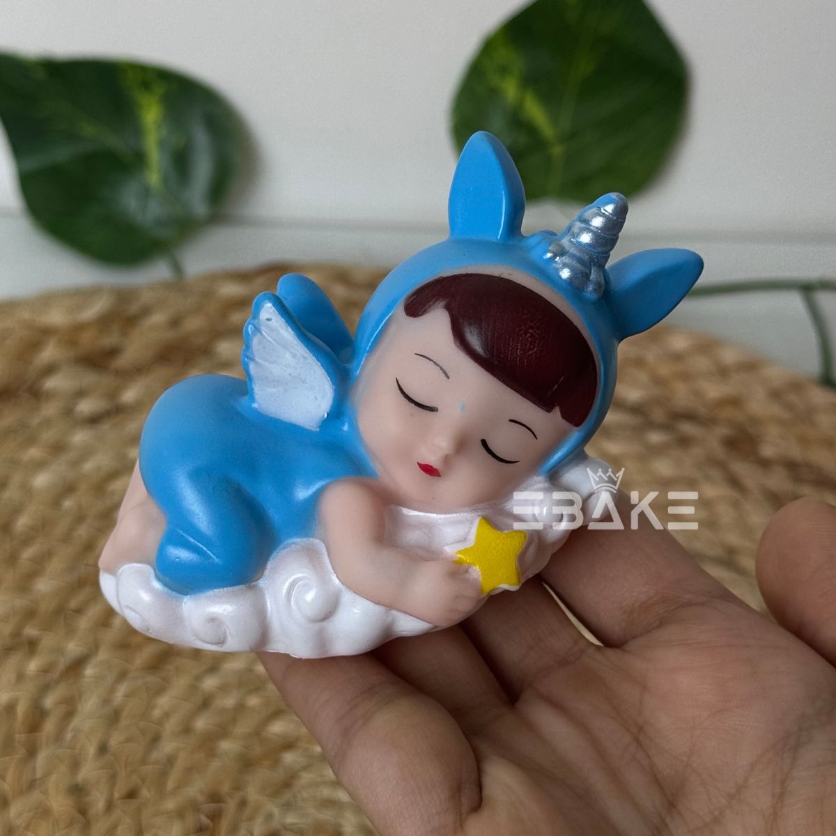 Sleeping Angel Baby Figurine - 2 Pieces Set