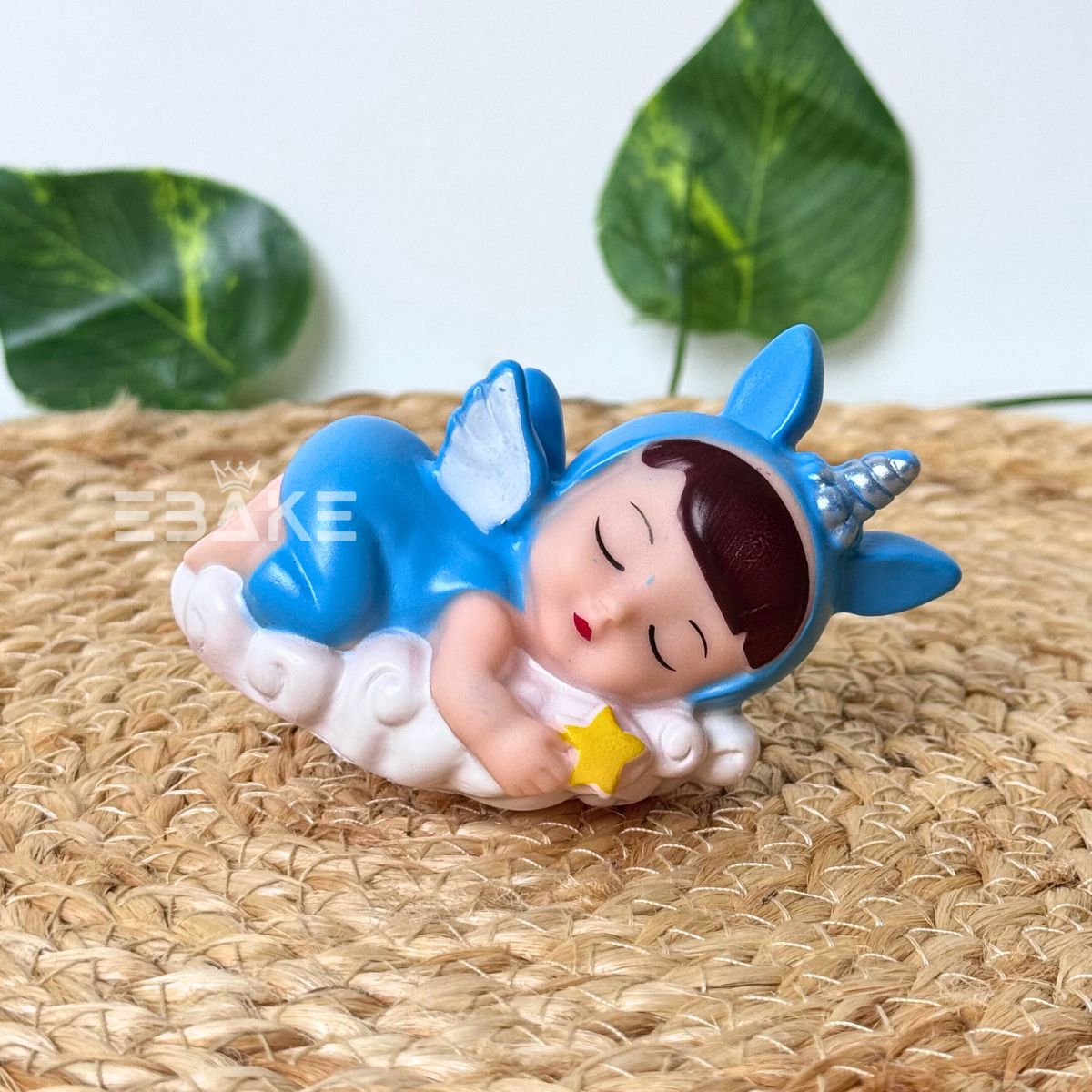 Sleeping Angel Baby Figurine - 2 Pieces Set