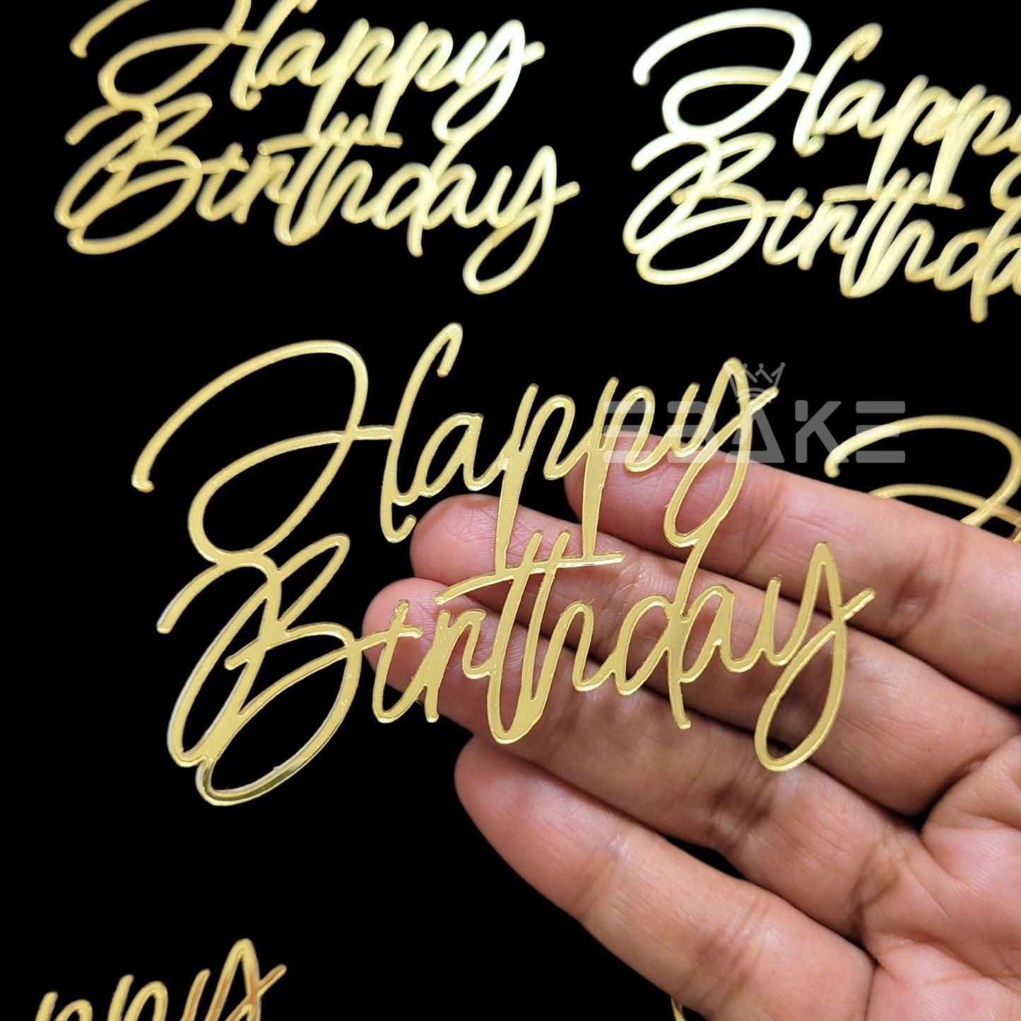 Mini Happy Birthday Cutout (Set Of 6)