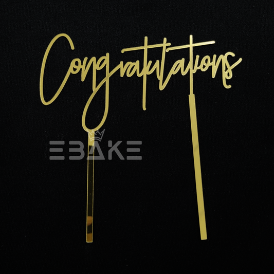 Congratulations Cake Topper