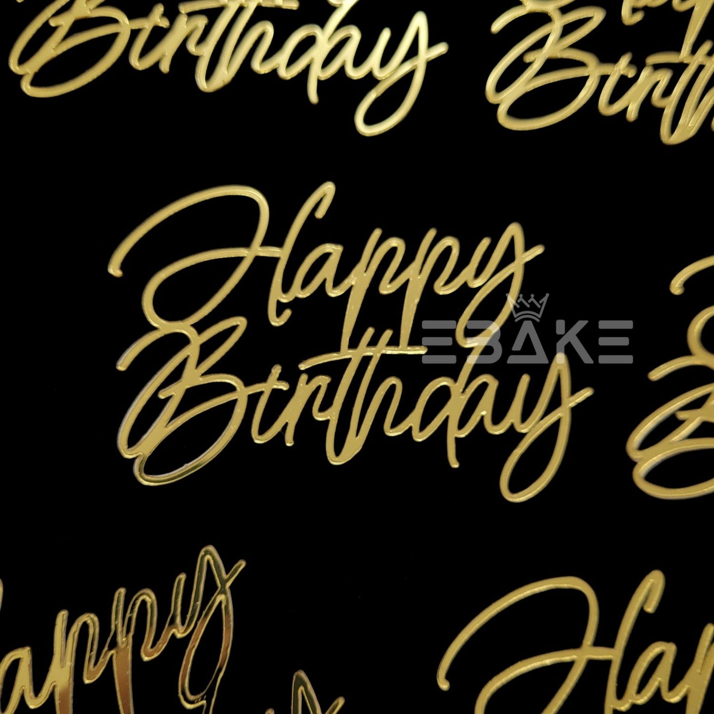 Mini Happy Birthday Cutout (Set Of 6)