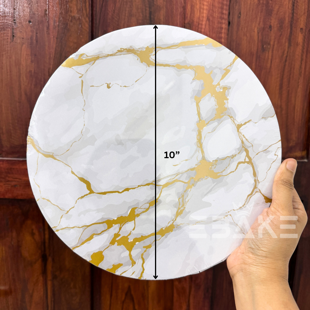 New Marble Finish Drum Base (10 Inches) SINGLE PIECE