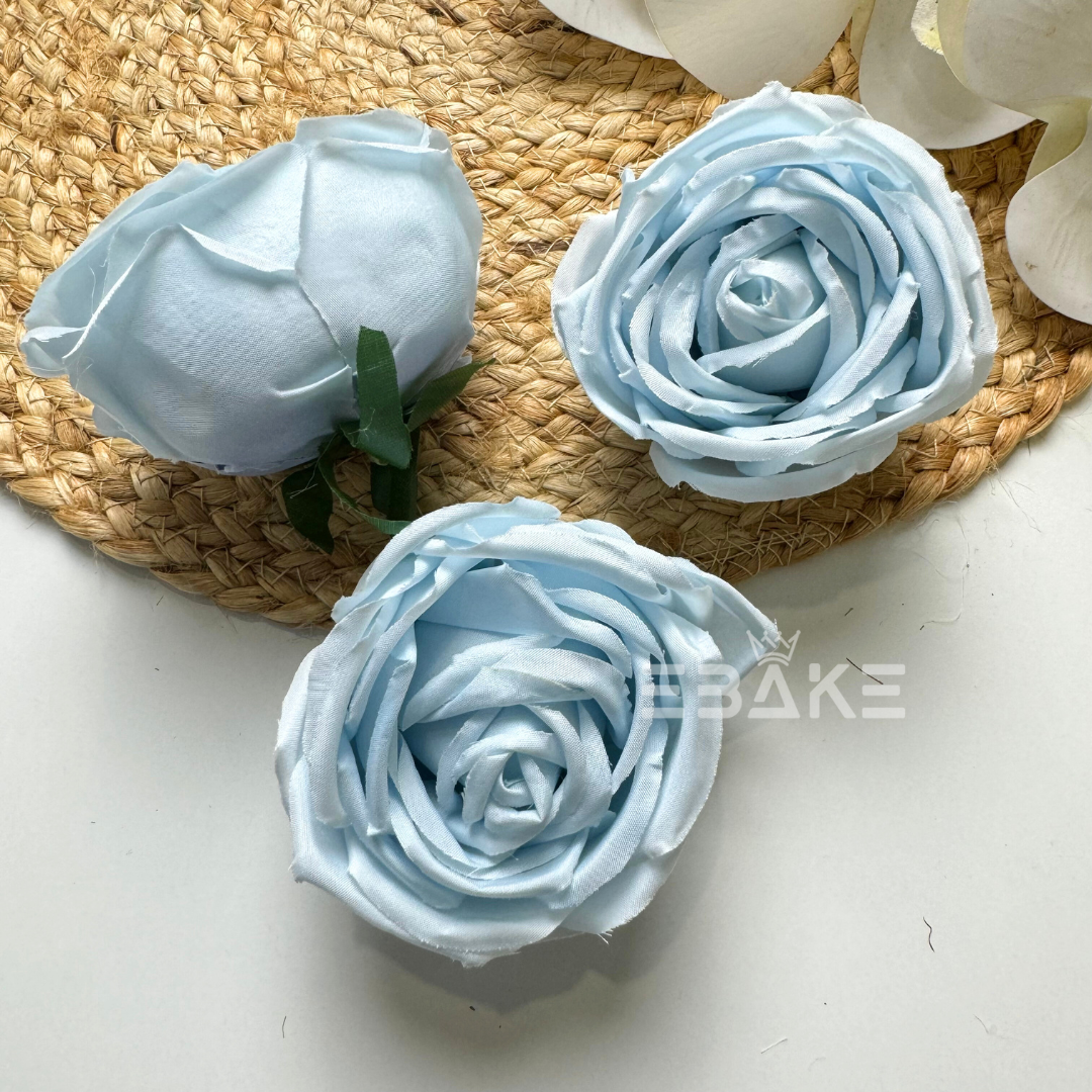 Cabbage Rose - A1133 Sky Blue