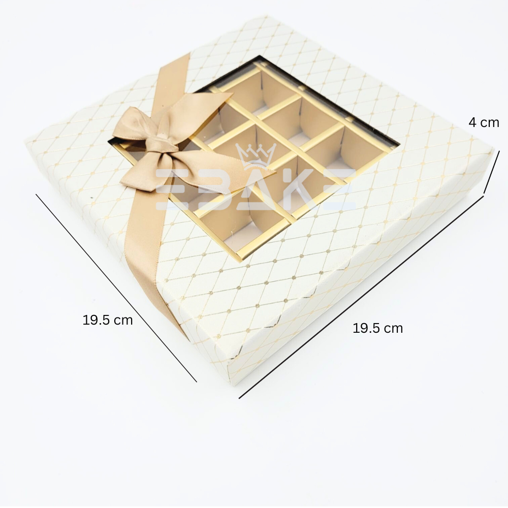 25 Cavity Imported Chocolate Box (Single Piece) - A454