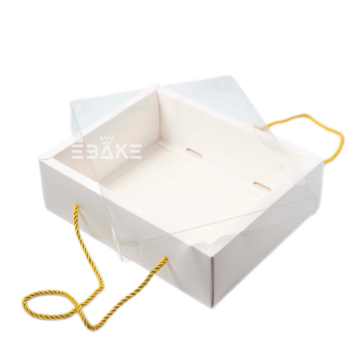 Hamper Box With Transparent Lid (Set of 2)10*8*3