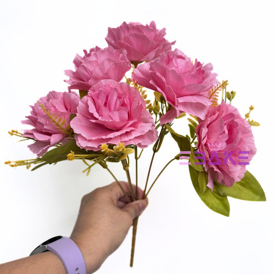 A1254 Pink Blush Peony Bunch (6 Peonies With Fillers)