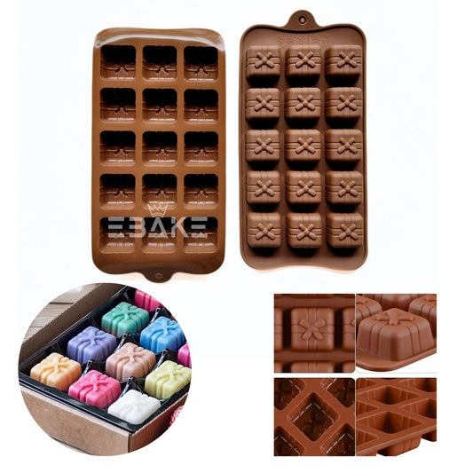 15 Cavity Gift Box Chocolate Silicone Mould