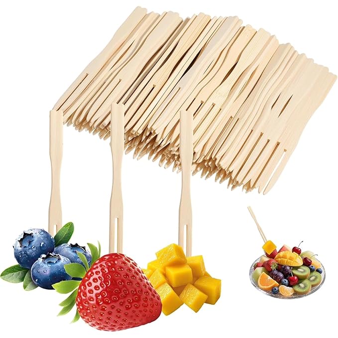 Wooden Fruit Fork (Set of 50)