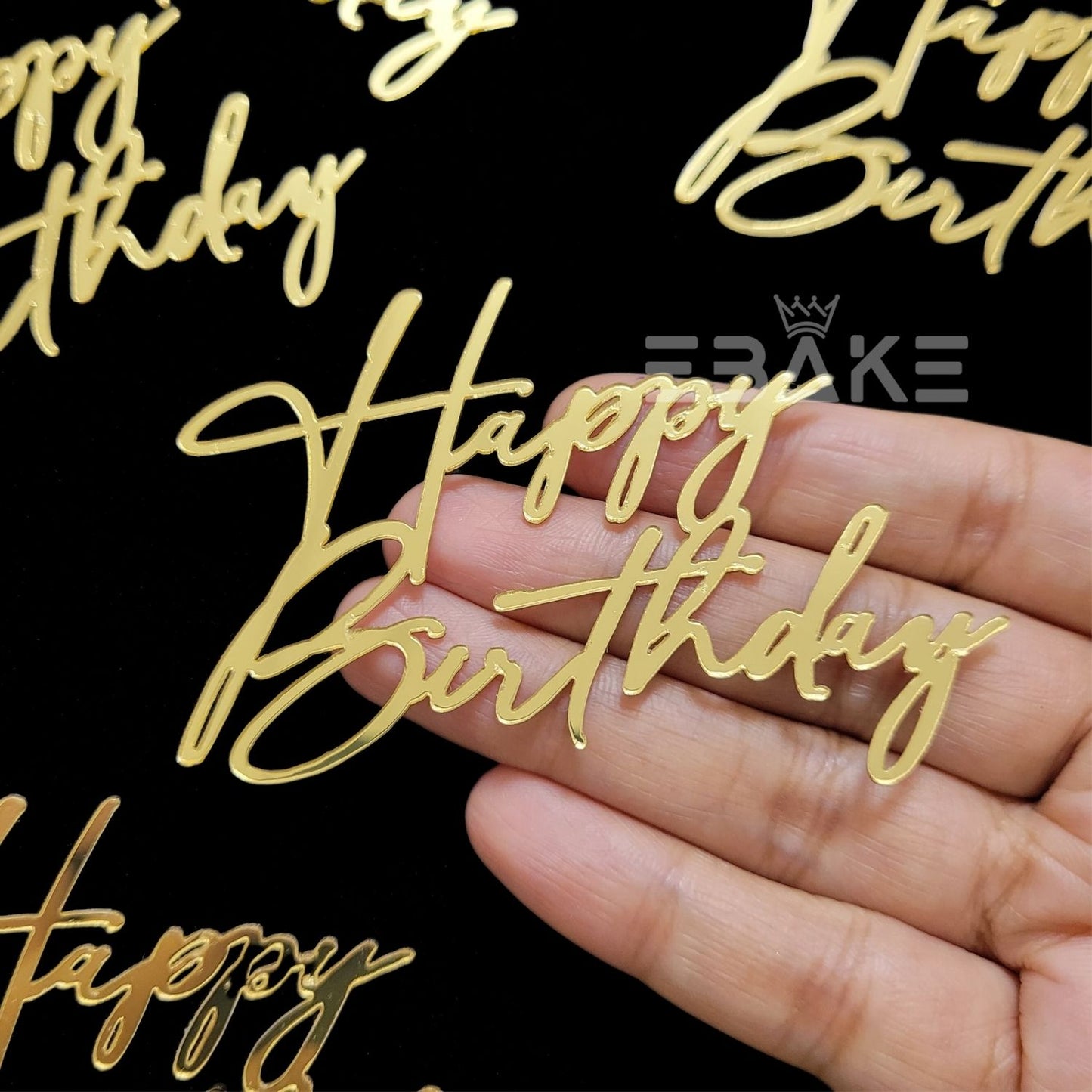 Mini Happy Birthday Cutout (Set Of 6)