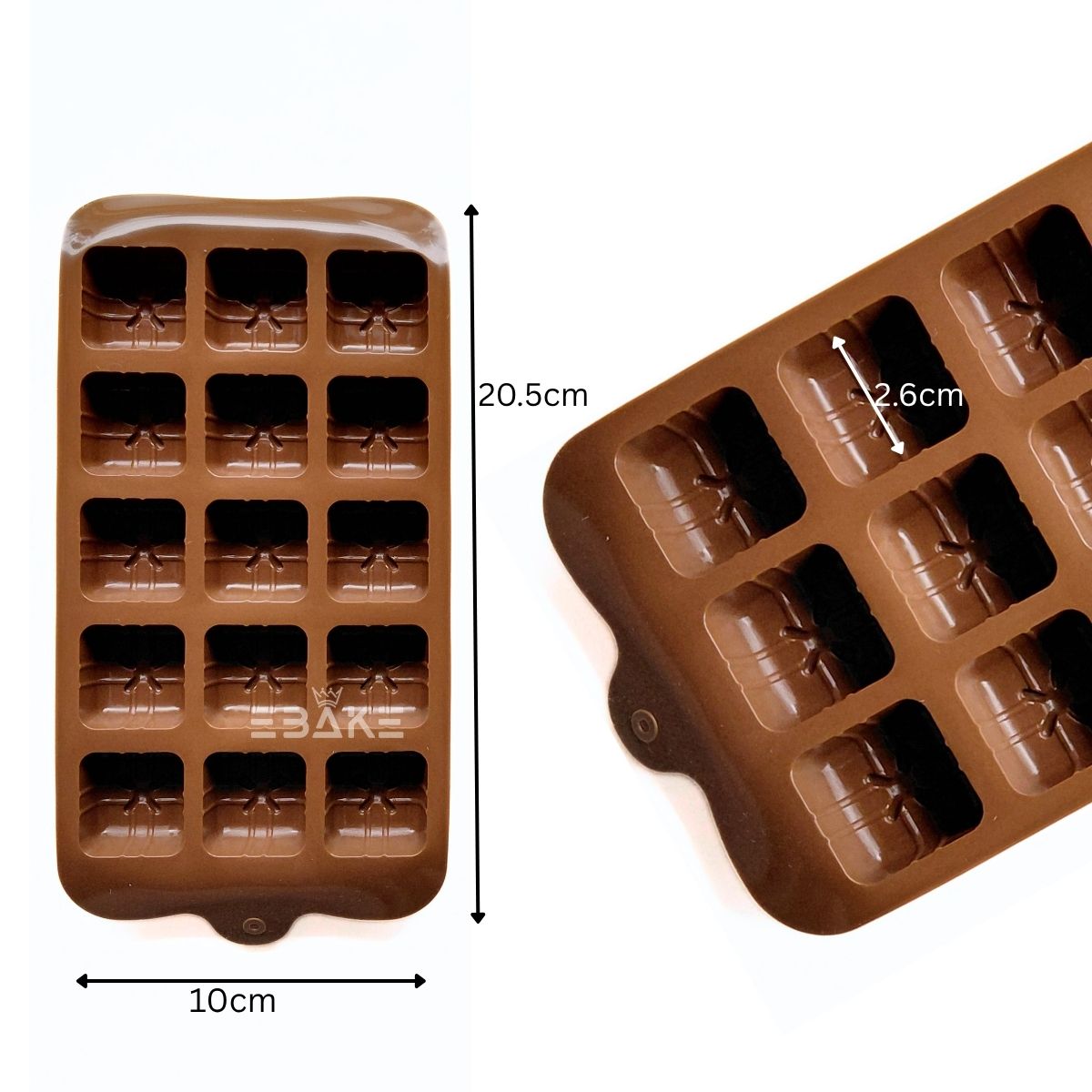 15 Cavity Gift Box Chocolate Silicone Mould