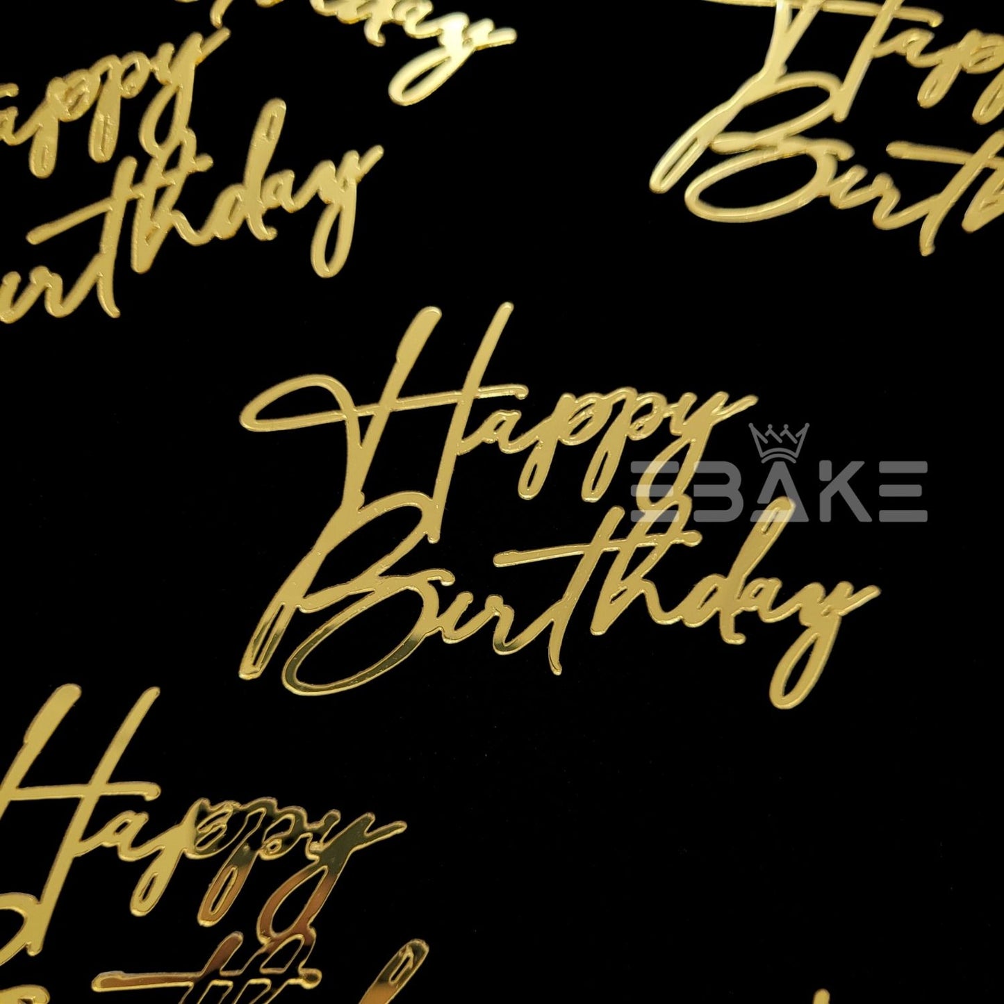 Mini Happy Birthday Cutout (Set Of 6)