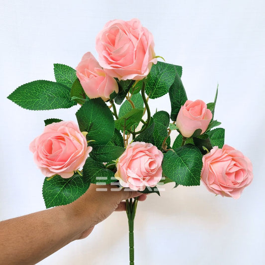 A1384 Pink Rose Bunch