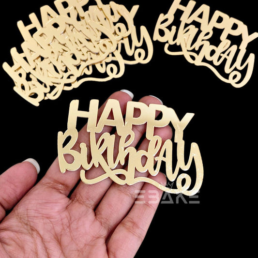 Mini Happy Birthday Cutout (Set Of 6)