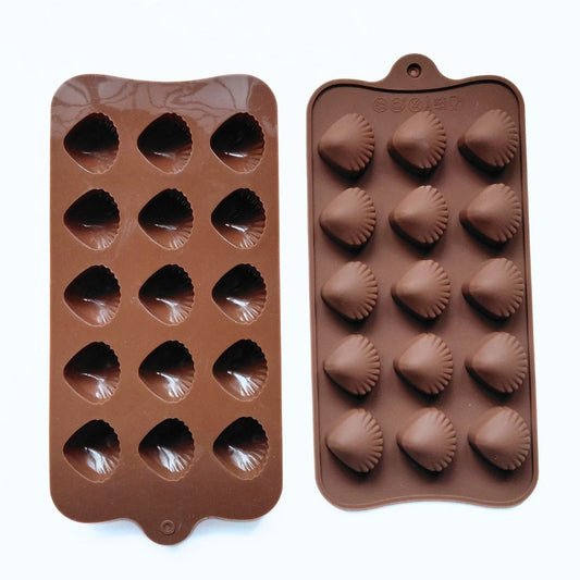 15 Cavity Sea Shell Chocolate Silicone Mould