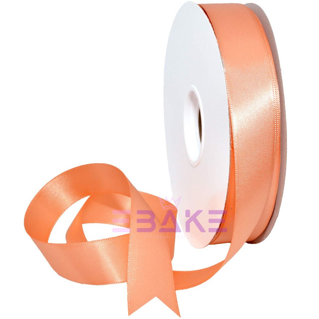 Peach Satin Ribbon 1 Inch (Single Piece)