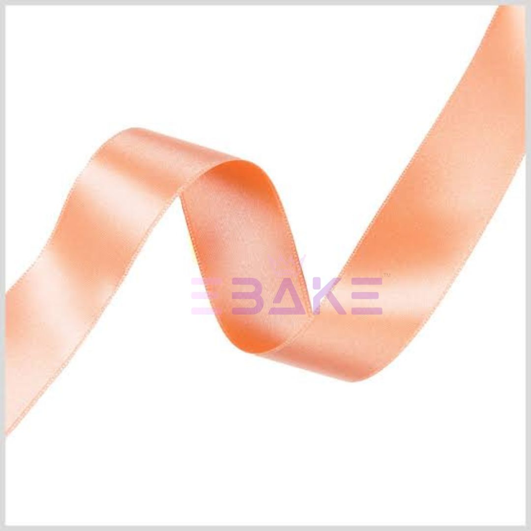 Peach Satin Ribbon 1 Inch (Single Piece)