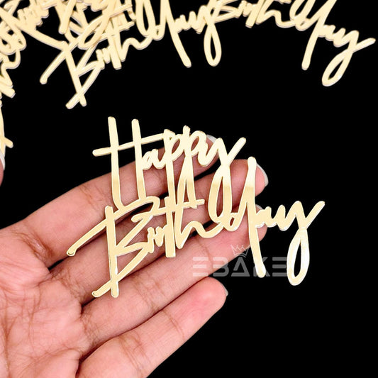 Mini Happy Birthday Cutout (Set Of 6)