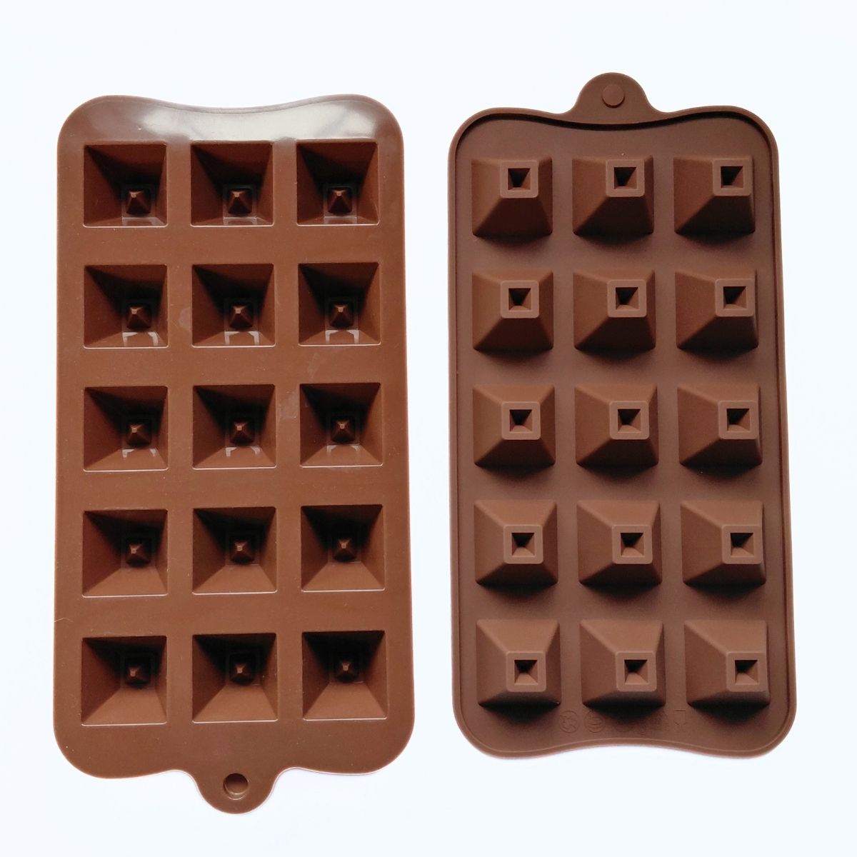 15 Cavity Mini Pyramid Chocolate Silicone Mould