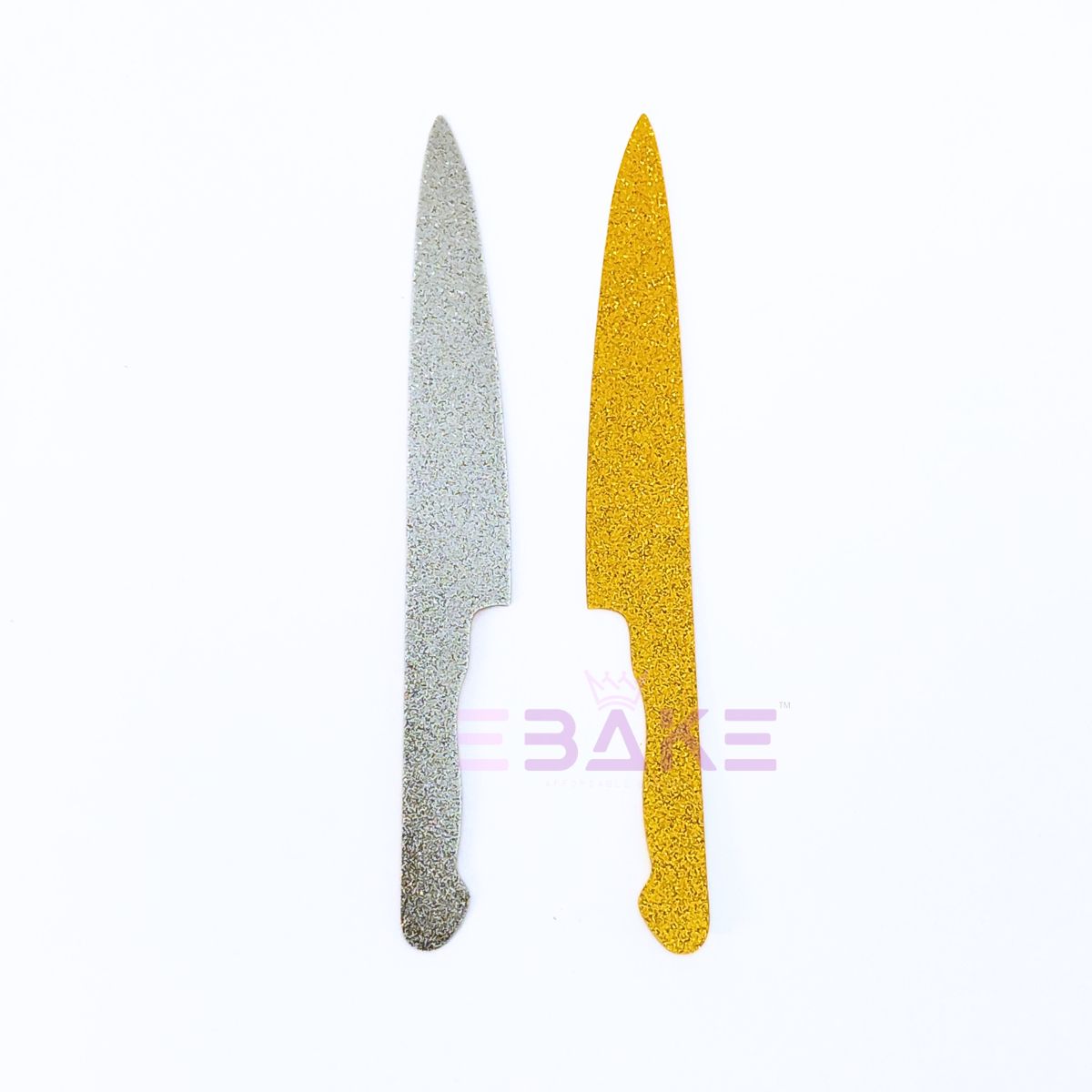 Acrylic Cake Knife- Set of 10 (Minor Bend -Sale Item)